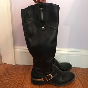 Tall riding style boots